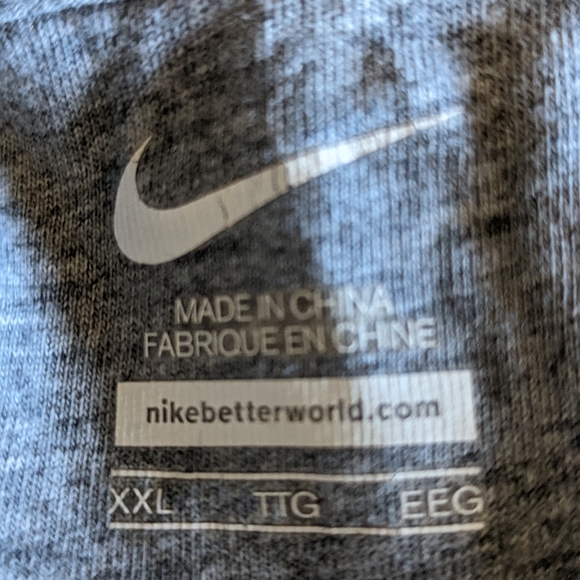 Men's Trashed Nike Hooded Jacket Size 2XL - Picture 3 of 6